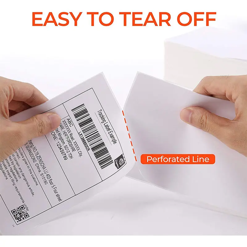 BPA FREE 100mmx150mm Barcode Sticker Paper Roll Direct Thermal Label