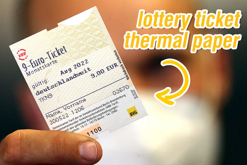The support behind the lottery paper : the core role of thermal printer paper