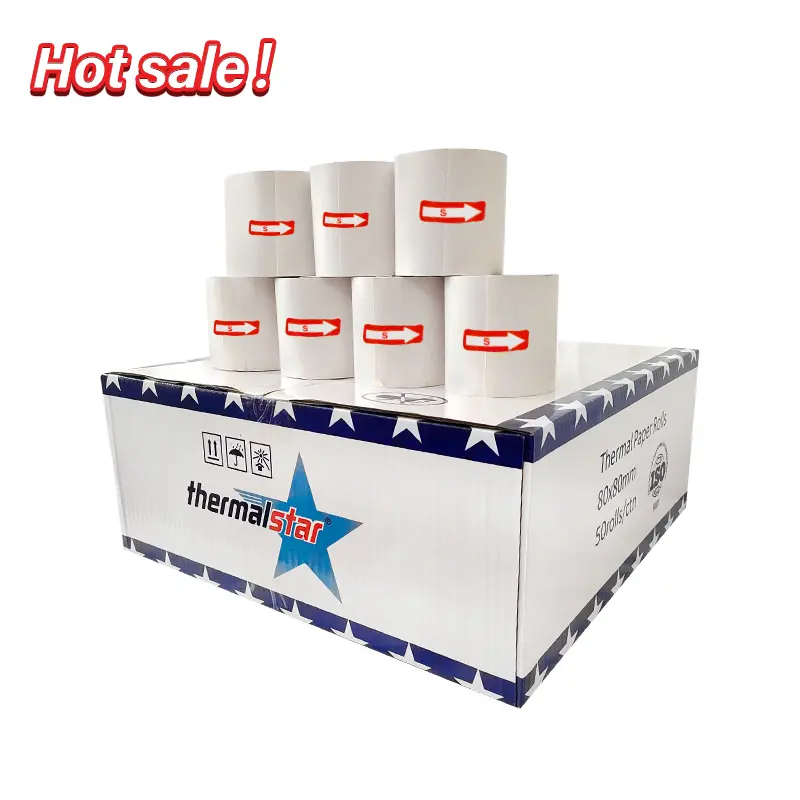 Thermal Receipt Paper 3 1 8 53Mm Hansol Colored 58Mm 2 1 4 X 50 Featured Image