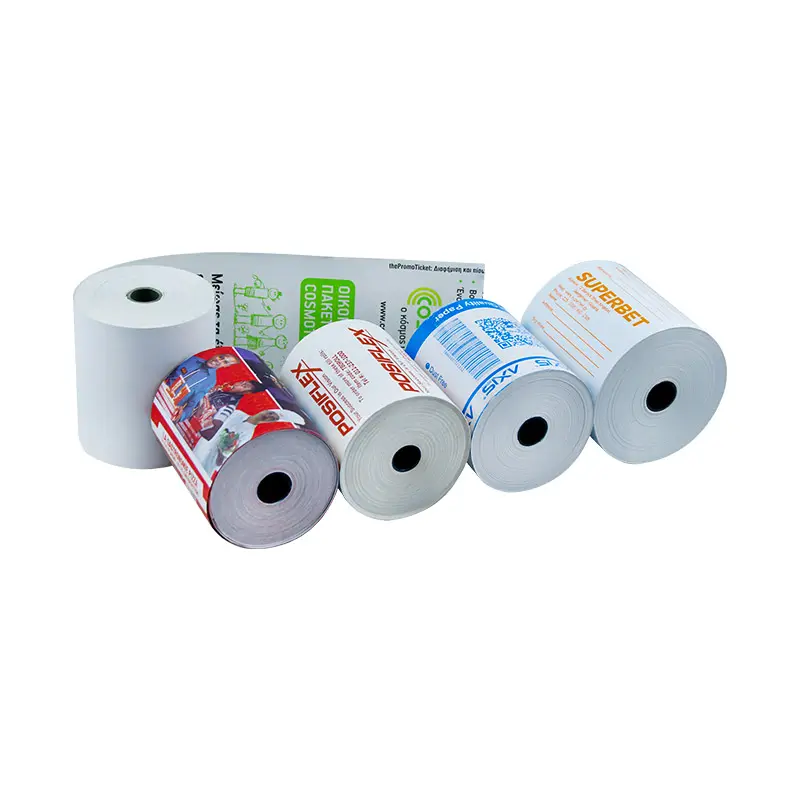 Custom Thermal Printed Receipt Paper Rolls For Pos Machine
