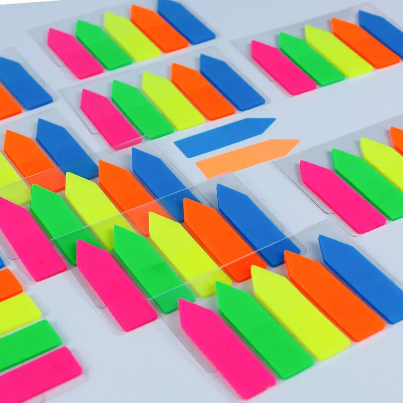 Gradient tabs cute sticker bookmark flag notes paper memo pads