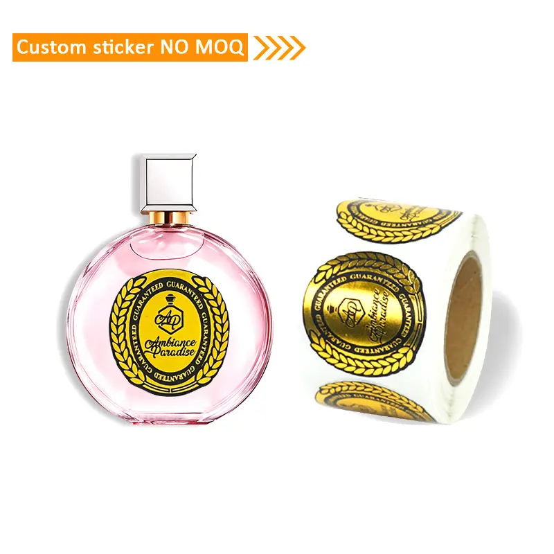 Custom Cosmetic Labels Product Design Printing Packaging Stickers