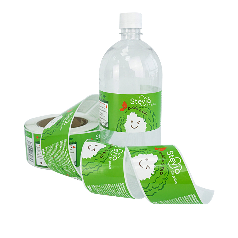 Custom adhesive waterproof sticker roll printing bottle label