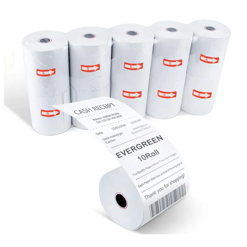 Thermal Paper Supply Store Atm Phenol Free Receipt Paper
