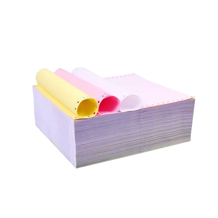 High Quality for Thermal Printing Paper -
 Printing 3 ply roll computer forms dot matrix carbonless paper – Sailing