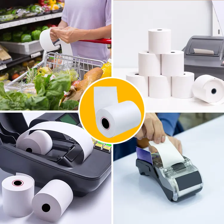 Thermal paper roll 80*80mm 57*50mm cashier receipt paper