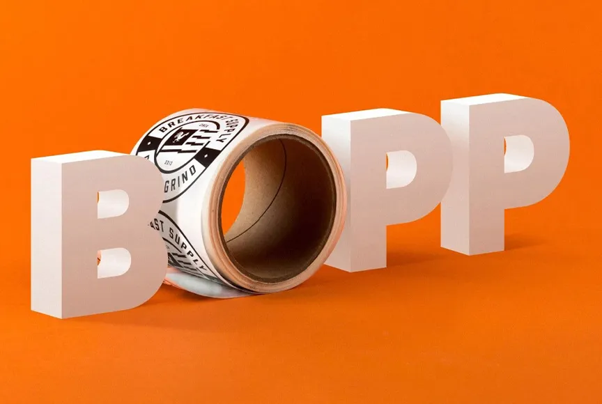 What is bopp label?