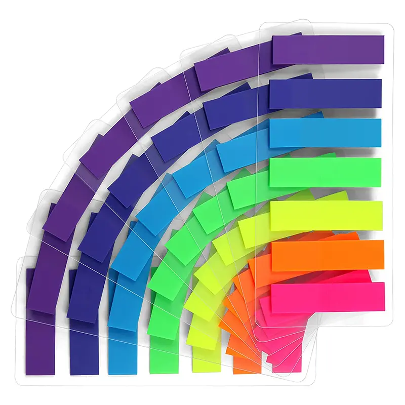 Gradient tabs cute sticker bookmark flag notes paper memo pads