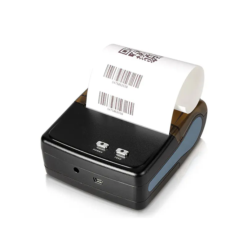Mini portable thermal paper label printer barcode printers Featured Image