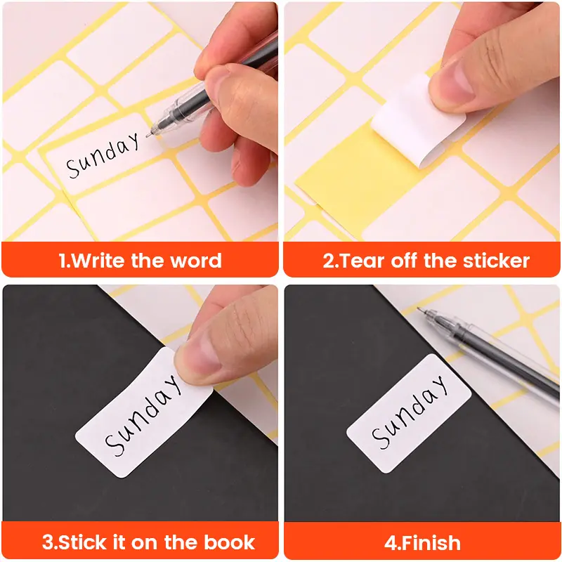 A4 Label Template Shipping Address Stickers For Laser Printer