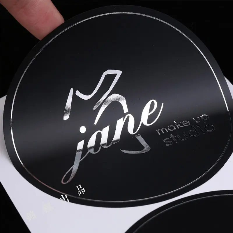 self adhesive sticker thank you packaging label sticker