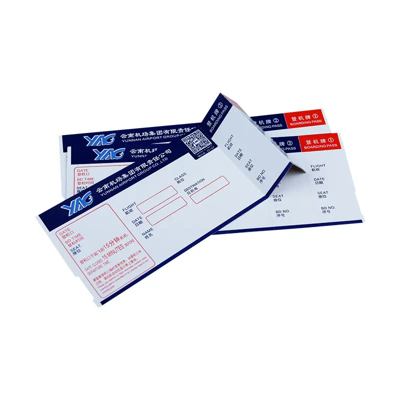 Custom Boarding Pass Security Printable Clear Flight Tickets At Airport Featured Image