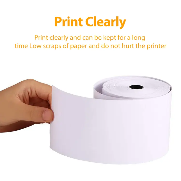 Low MOQ for Thermal Printer Label Paper -
 2 1/4 x 50mm 2/1 thermal paper cash register roll – Sailing