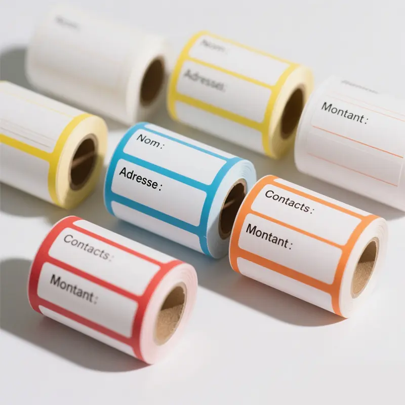 Thermal Print Labels 4X2 4X4 3X5 Direct Transfer Stock Blank Shipping Sticker