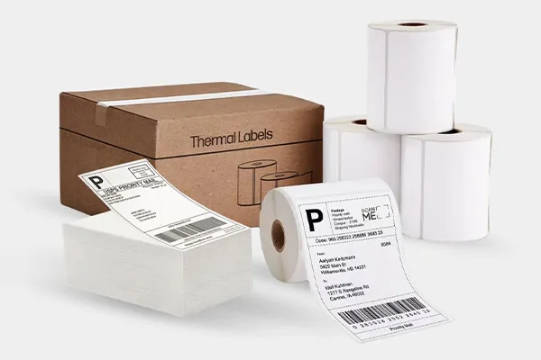 4x6 Thermal Shipping Labels (2)