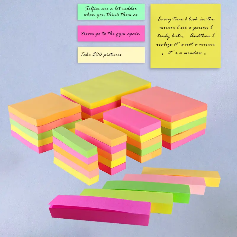 High quality offset paper memo pads office sticky notes