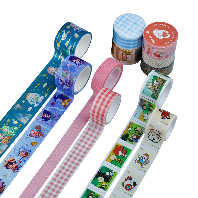 18 Years Factory Thermal Paper Label Sticker -
 OEM personalized kawaii cute masking decoration Washi paper tape set – Sailing