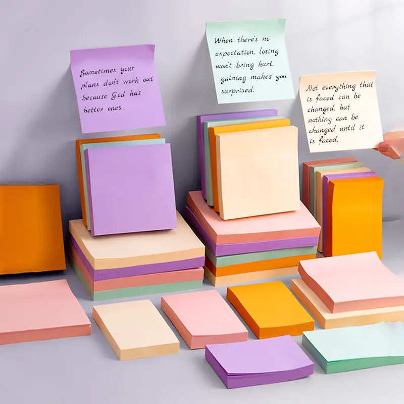 Good quality transparent 3d note sticky notes memo pads