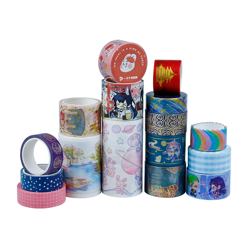 Custom Adhesive Color Decoration Masking Paper Washi Tape