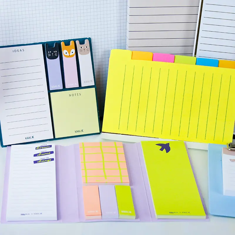 custom cute kawaii mini 3d sticky note memo pads