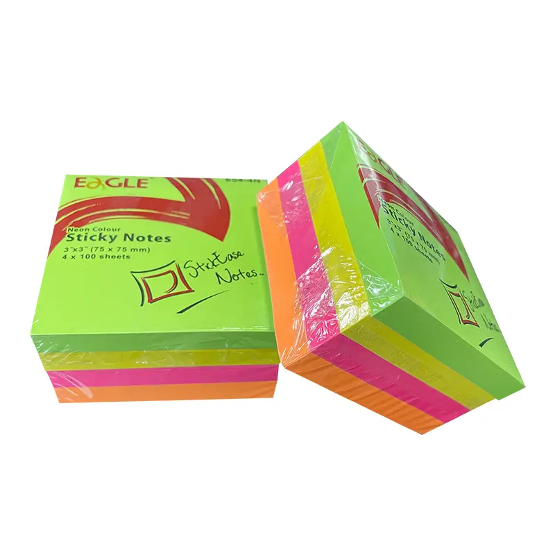 OEM kawaii 3d grid transparent sticky notes memo pads