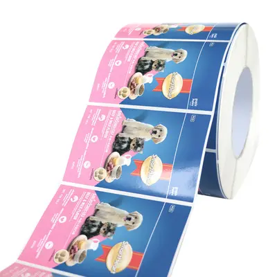 Hot sale cosmetic perfume wine sticker cough bottle label