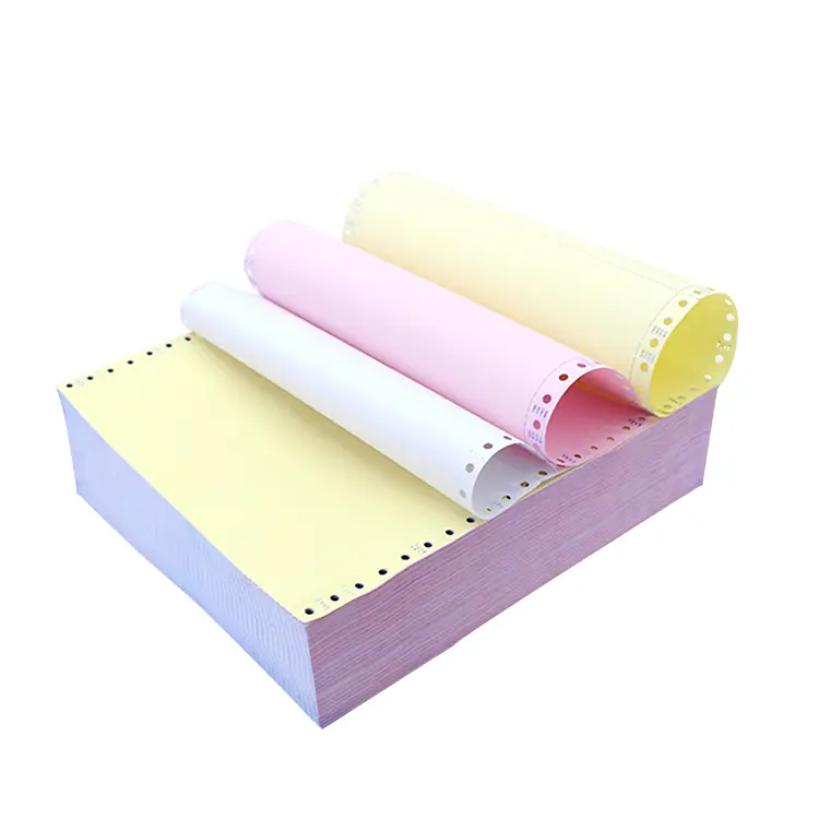 High Quality for Thermal Printing Paper -
 Printing 3 ply roll computer forms dot matrix carbonless paper – Sailing
