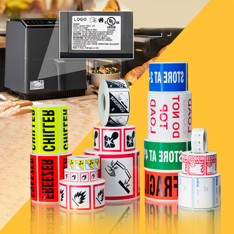 Industrial Labels Manufacturer Safety Information Stickers