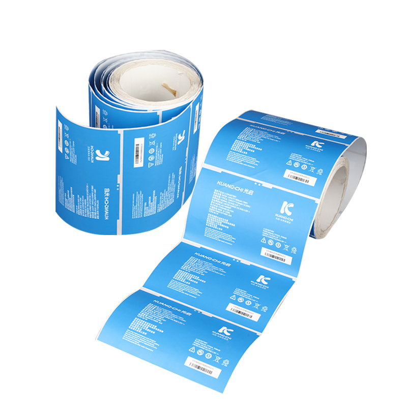 Factory custom dumb silver heat resistant electrical label stickers