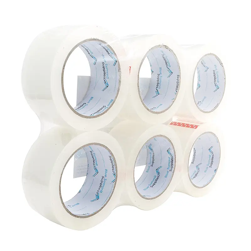 Custom logo printed fragile clear brown kraft packing tape