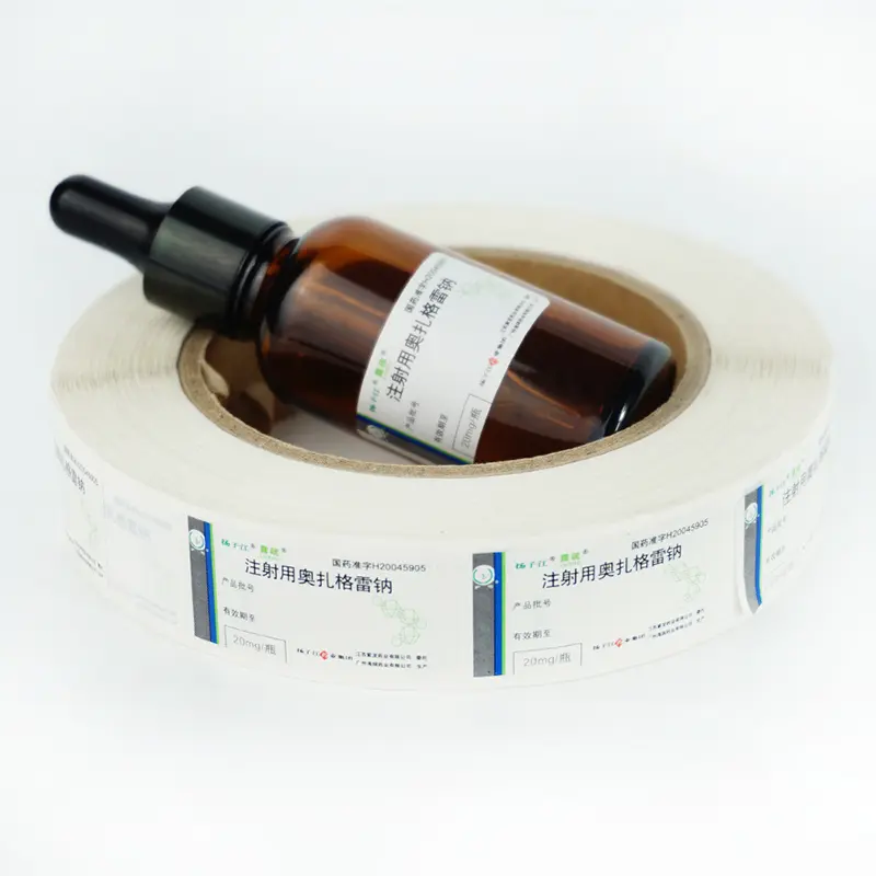 Factory making Perfume Bottle Labels -
 Printing waterproof clear vinyl stickers cosmetic perfume packaging bottle label – Sailing