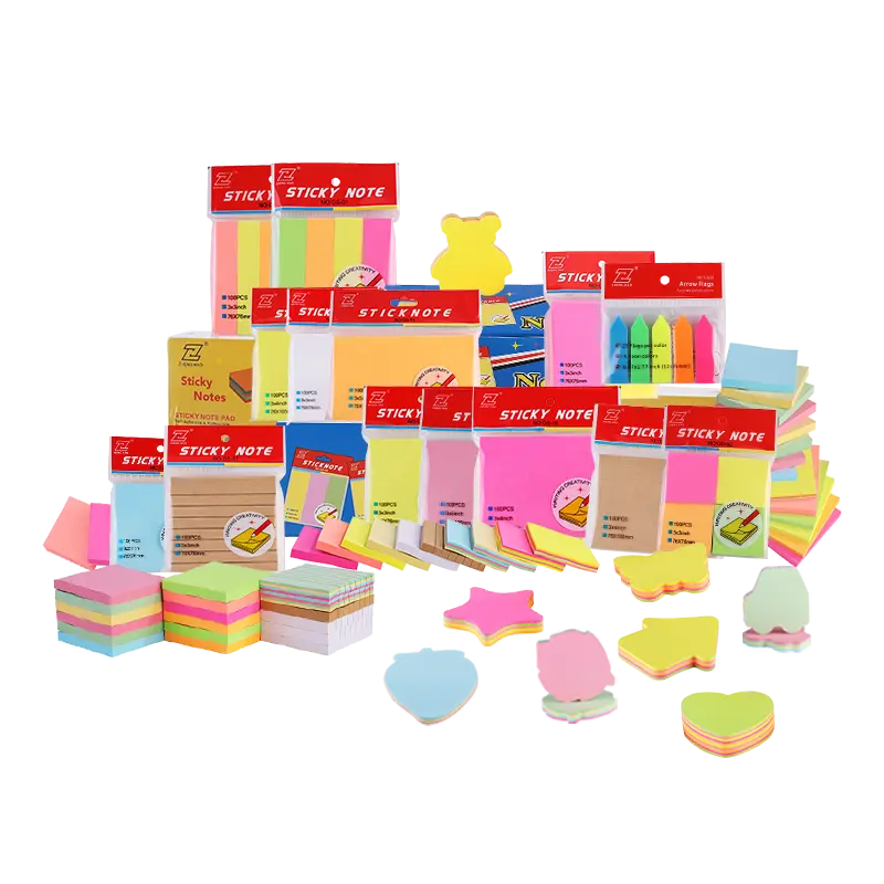 custom cute kawaii mini 3d sticky note memo pads Featured Image