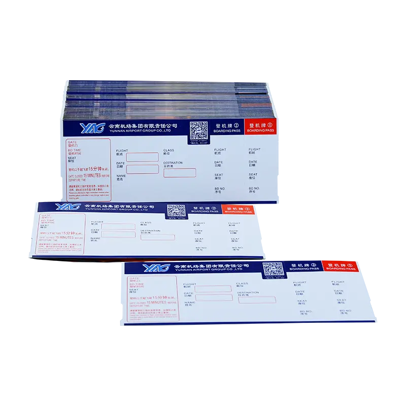 Big Discount Thermal Paper Roll 80mmx80mm -
 High quality airline thermal paper boarding pass flight tickets – Sailing