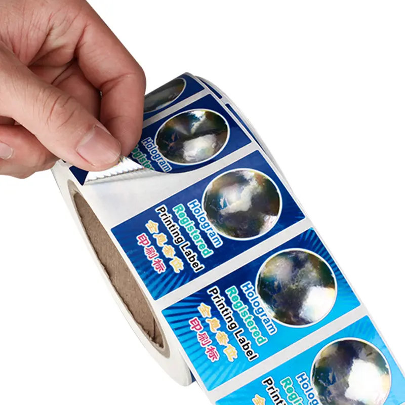 Factory custom dumb silver heat resistant electrical label stickers