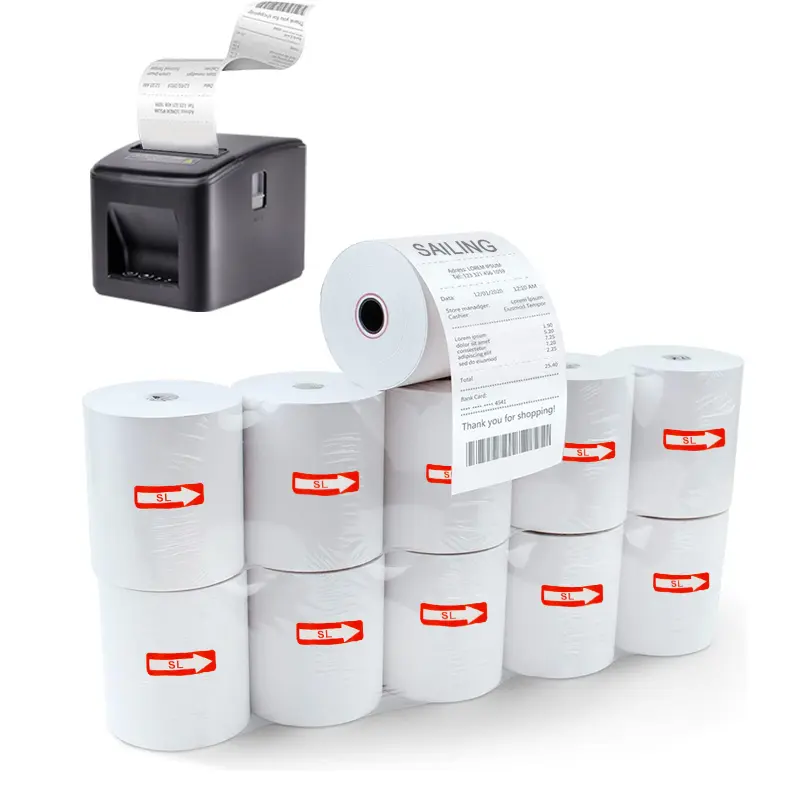 Thermal Paper Roll manufacturer Till Cheap Cash Register 2 1 4 Pos Printing Paper
