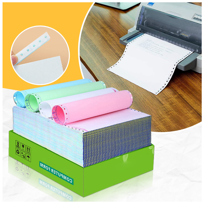 Computer Form Company Printing Carbonless Continuous Paper