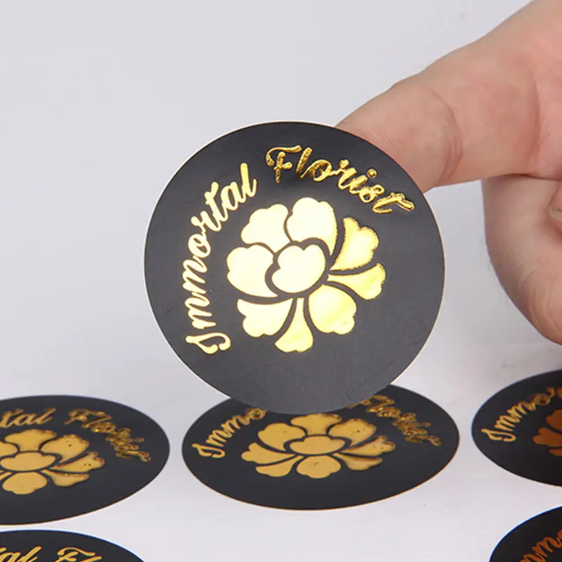 self adhesive sticker thank you packaging label sticker