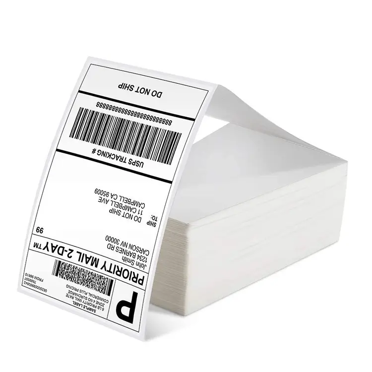 BPA FREE 100mmx150mm Barcode Sticker Paper Roll Direct Thermal Label