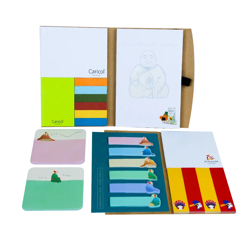 Gradient tabs cute sticker bookmark flag notes paper memo pads