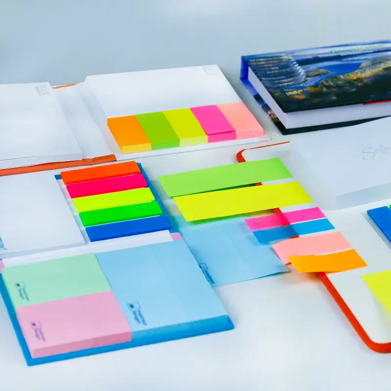 OEM kawaii 3d grid transparent sticky notes memo pads