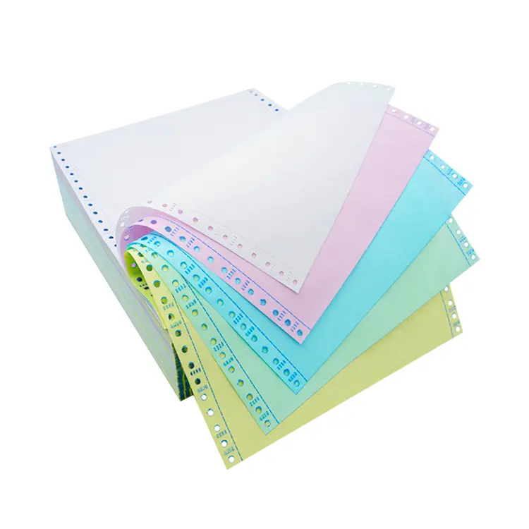 High Quality for Thermal Printing Paper -
 Printing 3 ply roll computer forms dot matrix carbonless paper – Sailing