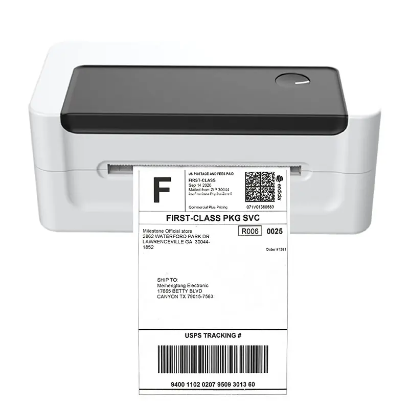 Thermal label printer 4 inch single thermal shipping label printer