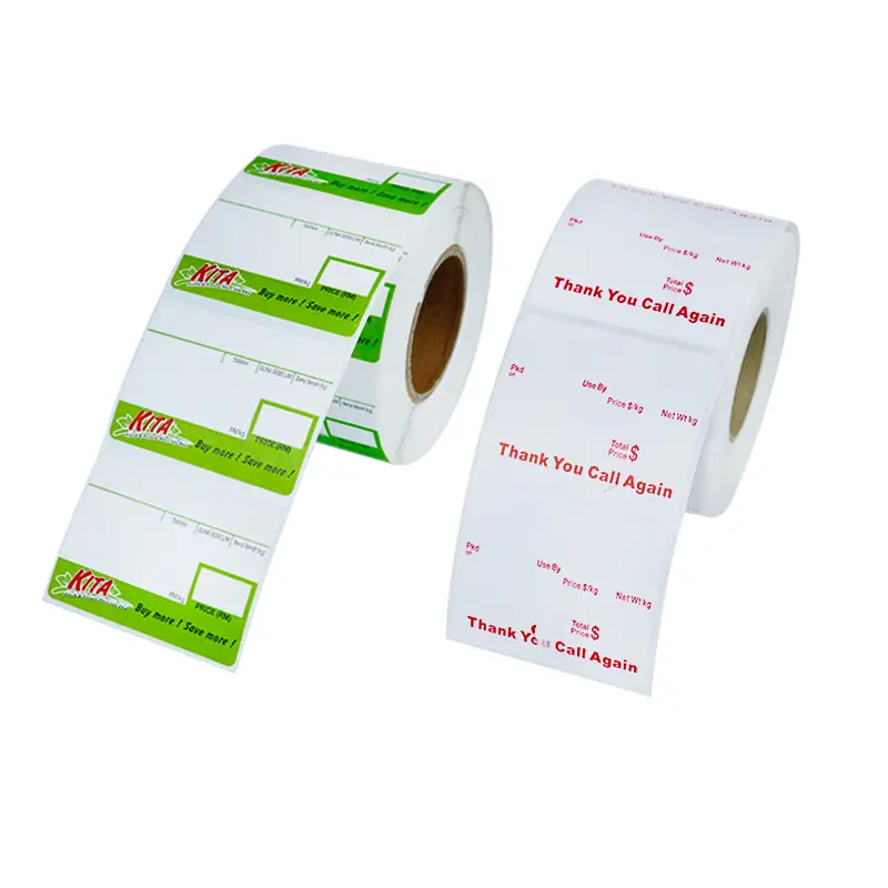 Professional China Paper box – Waterproof Oil-Proof White Barcode labels Supermarkets Shelf Label – Sailing