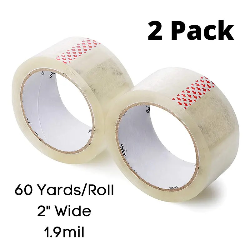 Custom logo printed fragile clear brown kraft packing tape