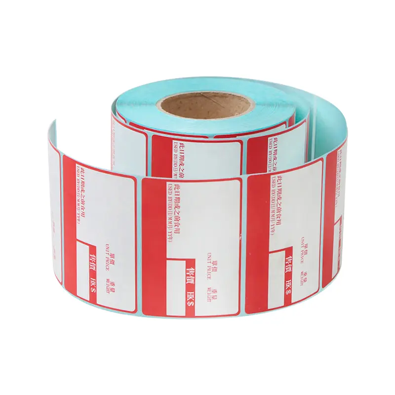 Professional China Paper box – Waterproof Oil-Proof White Barcode labels Supermarkets Shelf Label – Sailing