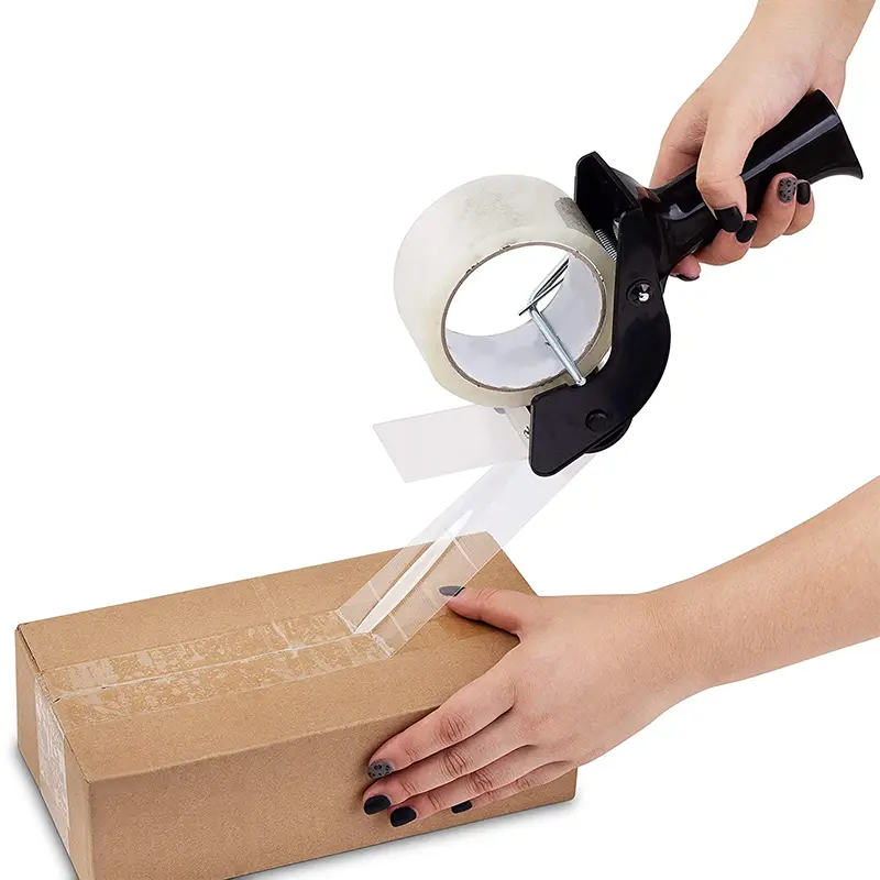 Custom logo printed fragile clear brown kraft packing tape