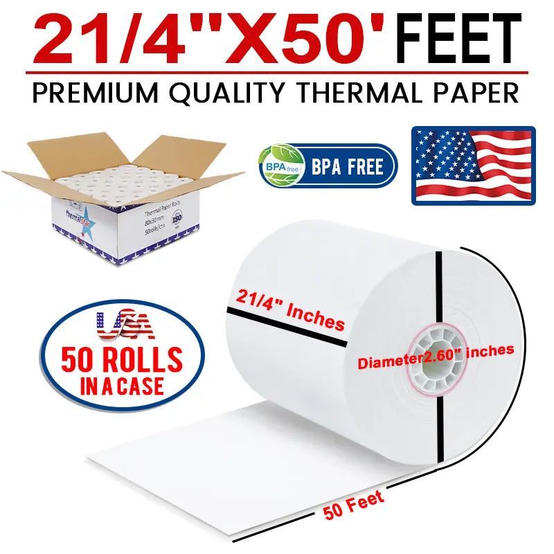 Thermal Paper China 80Mm X 80Mm Till Rolls Cash Register