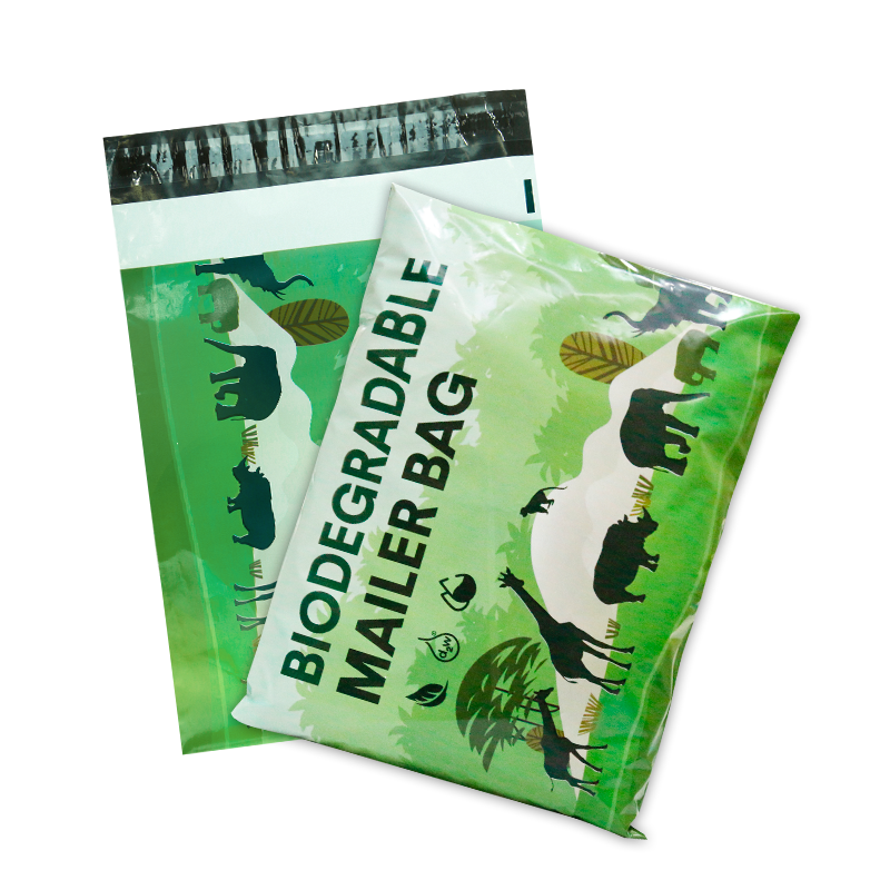 Printed Eco Friendly Self Sealing Plastic Poly Mailers Courier Bag