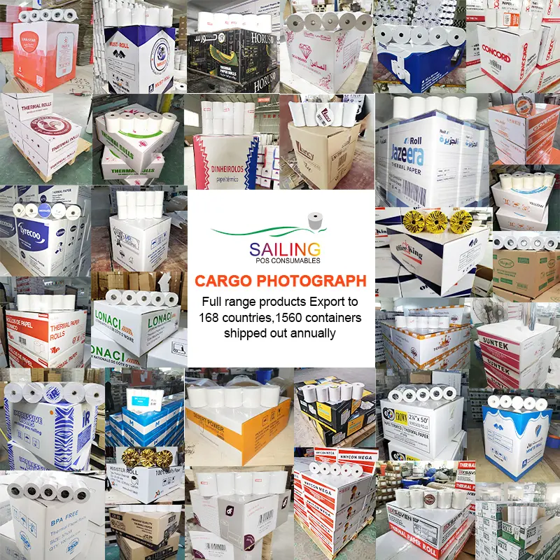 Thermal paper roll 80*80mm 57*50mm cashier receipt paper