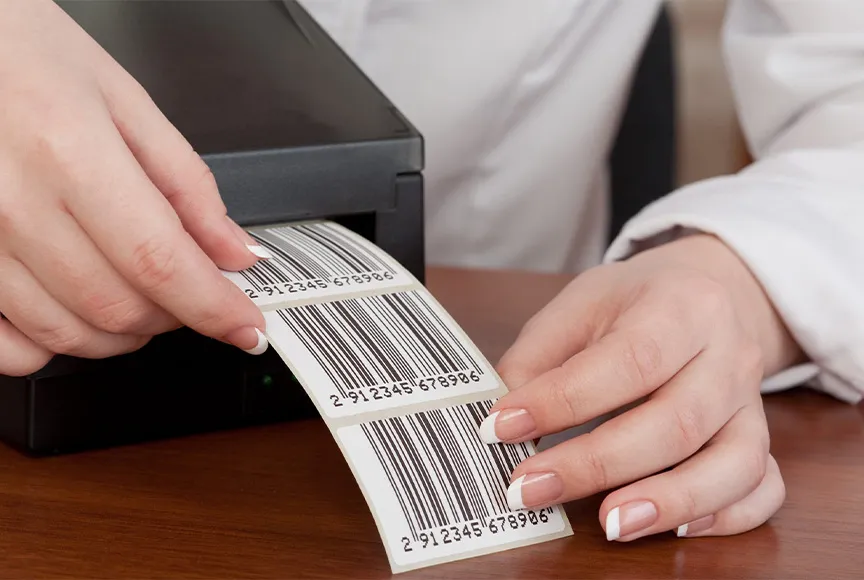 Retail barcode labels